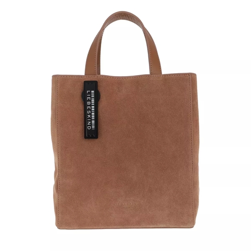 Liebeskind Berlin Paperbag Tote Small Suede Caramel Fourre-tout