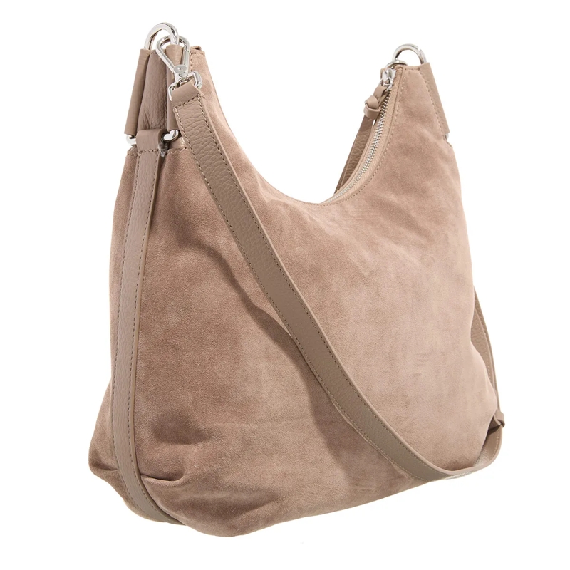 Coccinelle Hobo Bag Coccinelle Rebekka Suede Warm Ta/Warm Ta(Image 4)