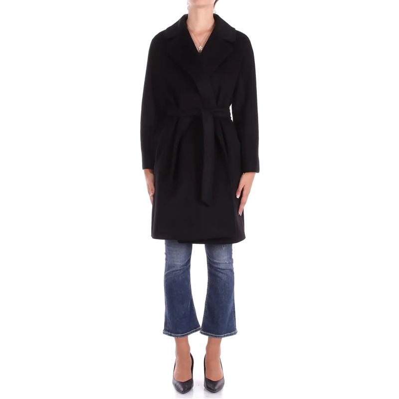 Max Mara Veste de transition Coats Black schwarz