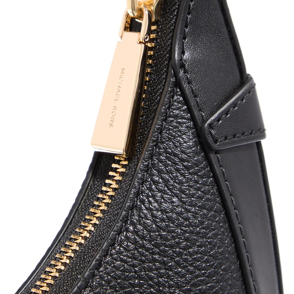 Michael Kors Hobo bags Sm Crescent Tz Shldr in zwart