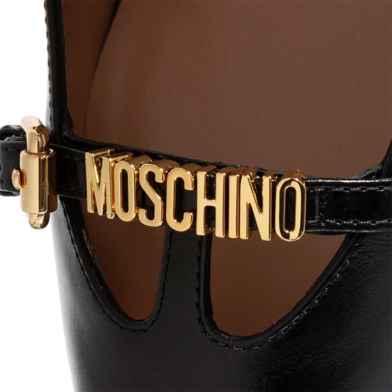 Moschino Pumps Mini Lettering Nero(Image 4)