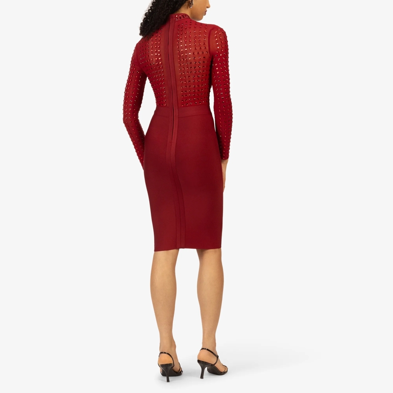 Kraimod Cocktailkleid Bandagekleid weiss(Image 8)