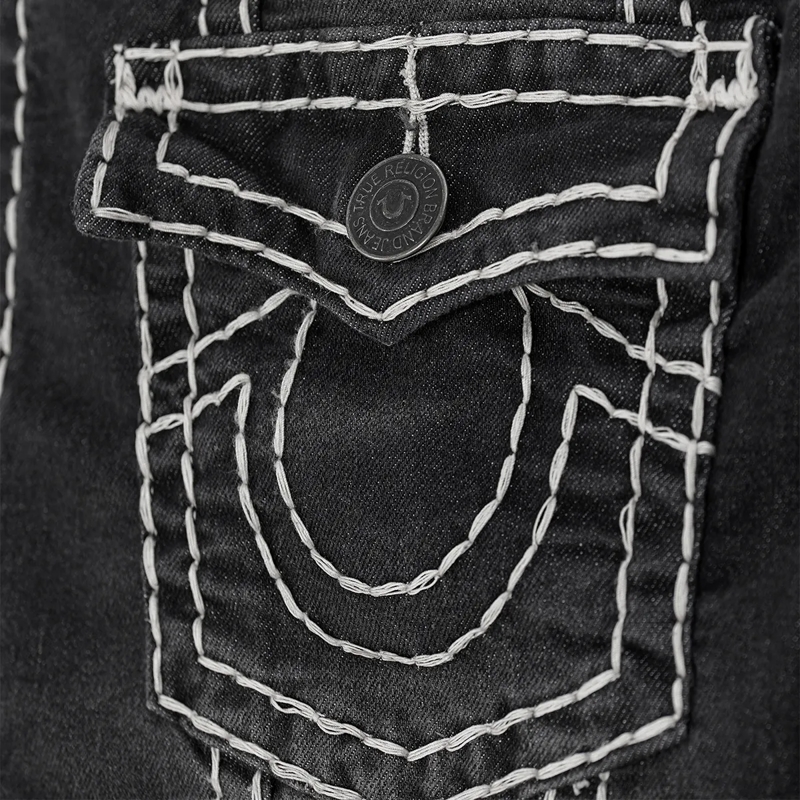 True Religion Jeansjacke Jeansjacke schwarz(Image 5)