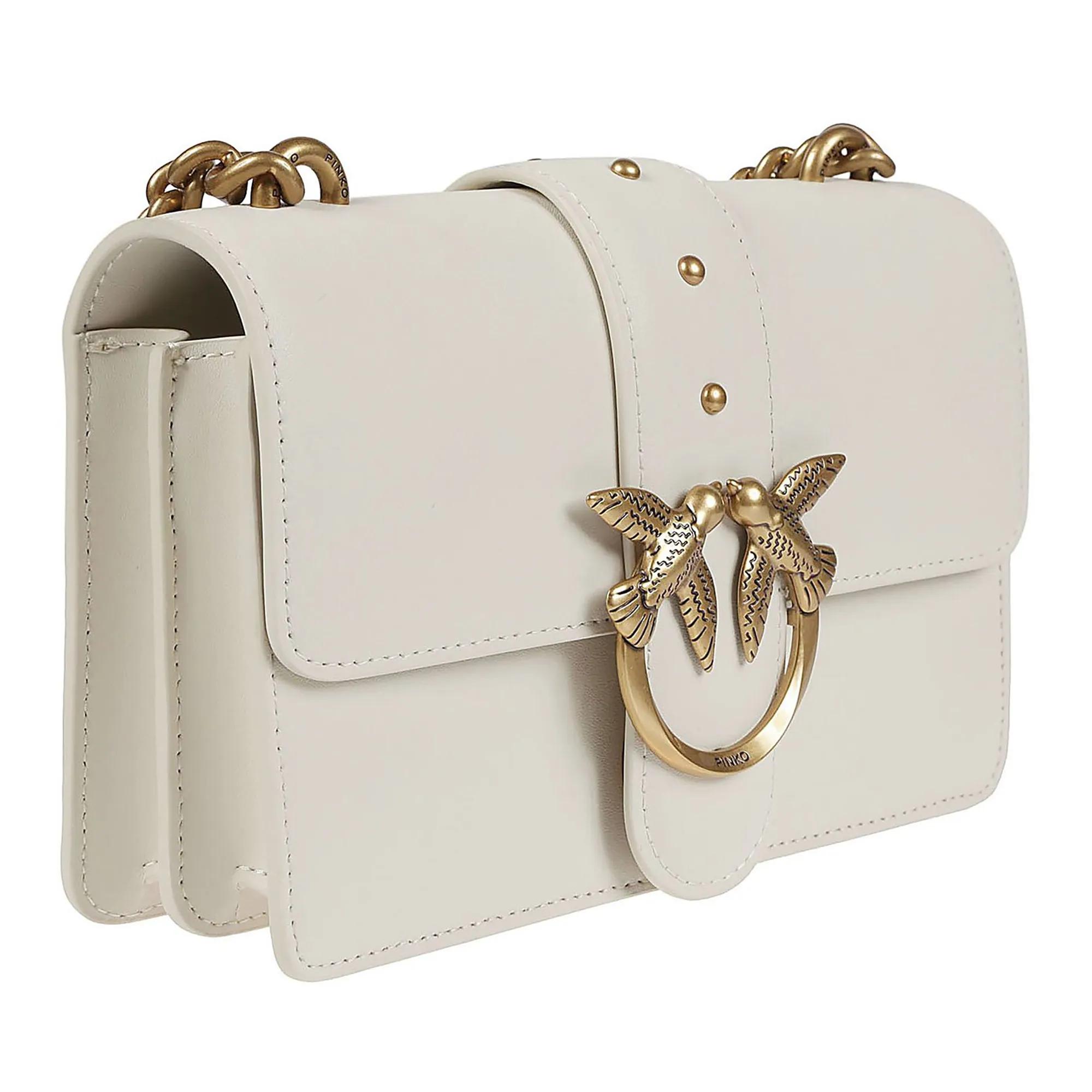 Pinko Crossbody bags Love One Mini Simply Bag White in wit