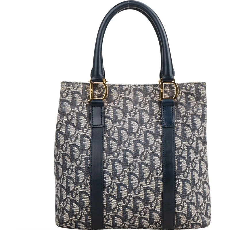 Christian Dior Tote Christian Dior Trotter Monogram Handbag blau