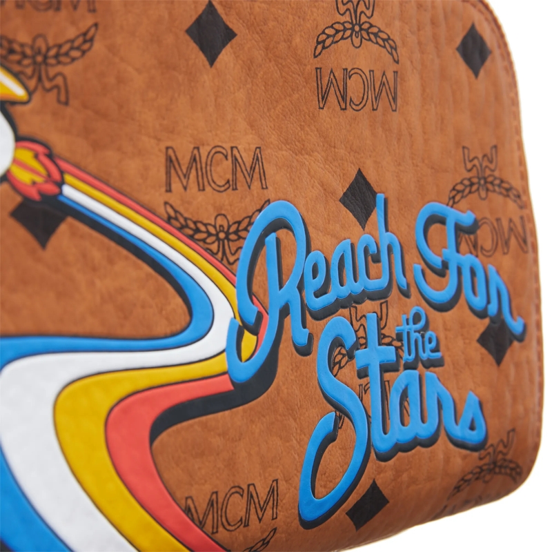 MCM Crossbody Bag Visetos Crossbody Cognac(Image 4)