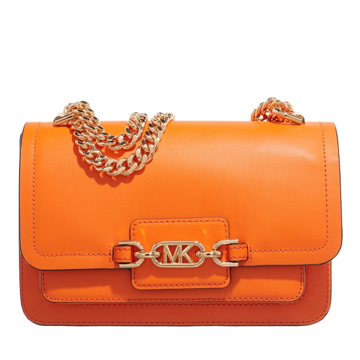 Buy the Michael Kors Orange Leather Crossbody Bag