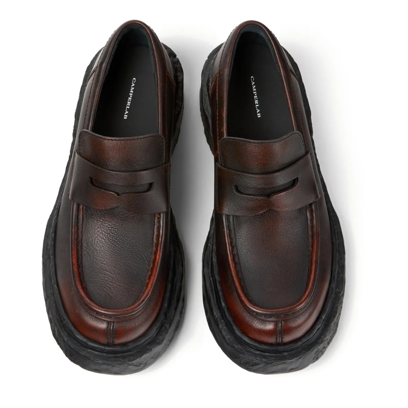 Camperlab Schnürschuhe Schnürschuhe Vamonos cognac(Image 4)