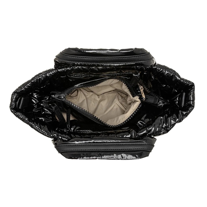 Vee Collective Tote Porter Tote Small Black Vinyl(Image 6)