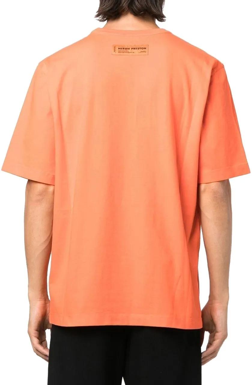 ★Heron Preston★ CTNMB Logo Short Sleeve T-Shirt Orange HMA Heron Preston Ctnmb Logo T-shirt orange | Sweatshirts