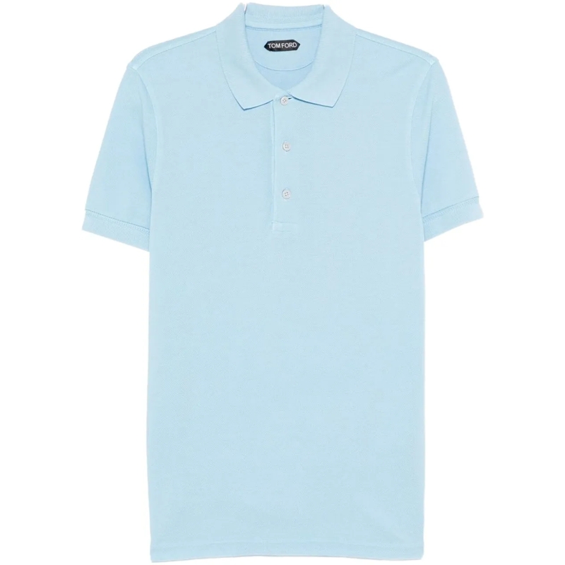 Tom Ford Polohemd T-Shirts And Polos Clear Blue blau