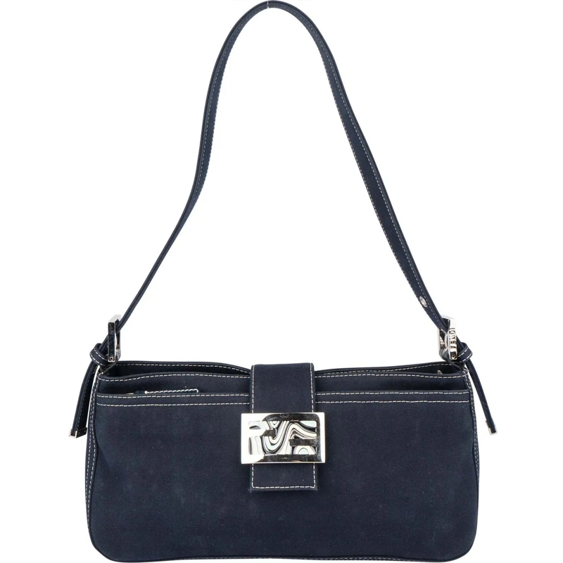 Fendi Schultertasche Fendi Limited FF Buckle Baguette Shoulder Bag mehrfarbig