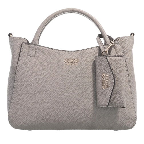 Guess Tote Brenton Sml Girlfriend Satchel Dark Taupe