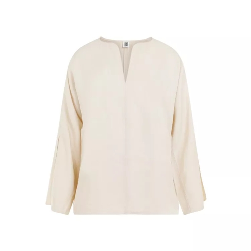 By Malene Birger Vanilla Cream Acetate Calias Shirt Neutrals 