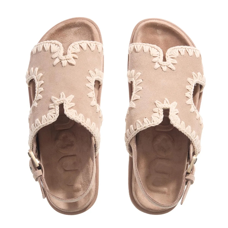 Mou Sandalen Low Bio Sandal With Back Strap Pink Sand (Flux)(Image 6)