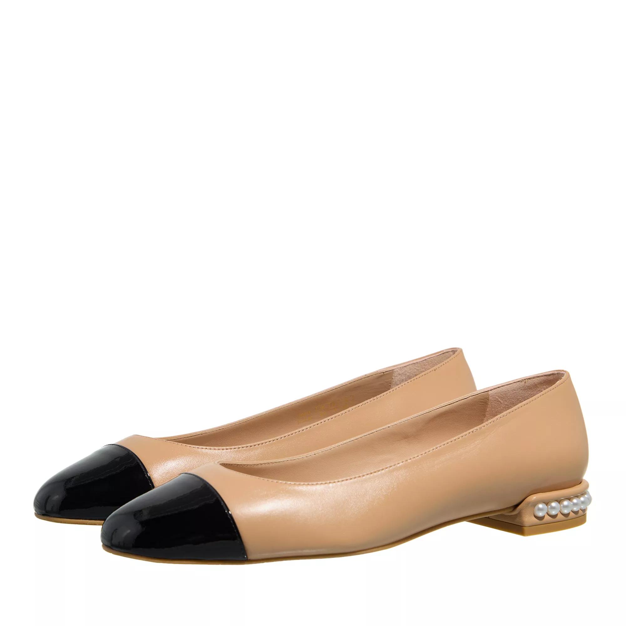 Stuart Weitzman Loafers & Ballerinas - Pearl Flat - Gr. 39,5 (EU) - in Beige - für Damen