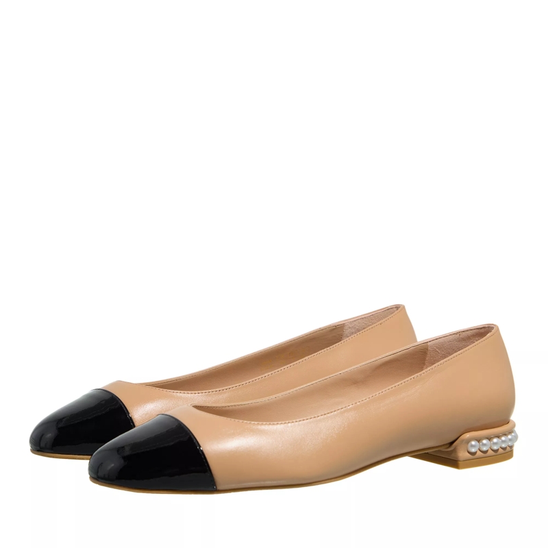 Stuart Weitzman Ballerinas Pearl Flat Adobe/Black