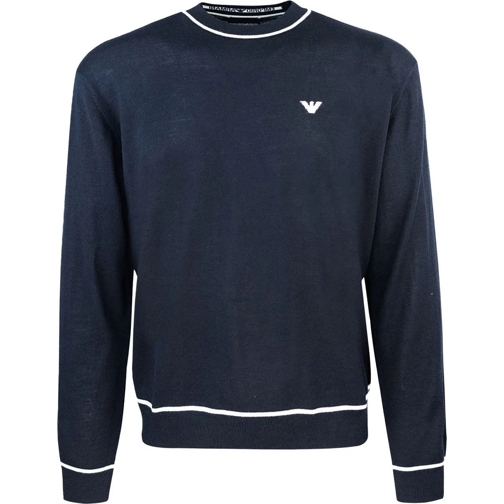 Emporio Armani  Emporio Armani Sweaters Blue blau