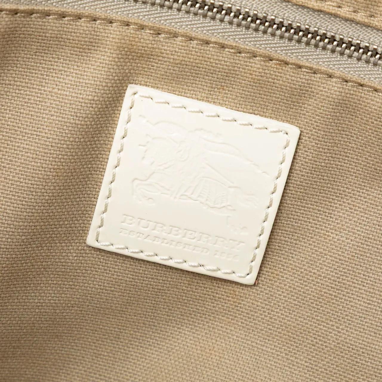 Thumbnail - Burberry Shopper - House Check Coated Canvas Hearts Gracie Tote - Gr. unisize - in Braun - für Damen