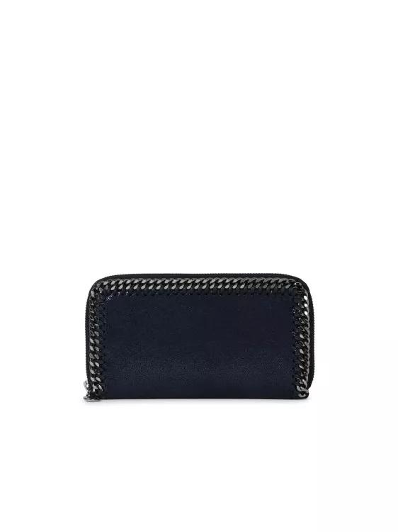 Stella McCartney Portemonnaies - Blue Recycled Polyester Wallet - Gr. unisize - in Blau - für Damen