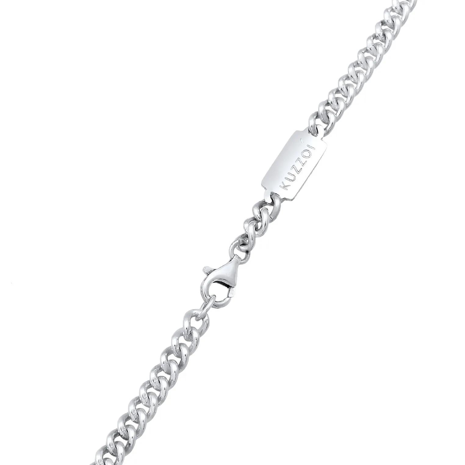 Thumbnail - Kuzzoi Halsketten - Halskette Herren Rundpanzer Massiv 925 Silber - Gr. unisize - in Silber - für Damen