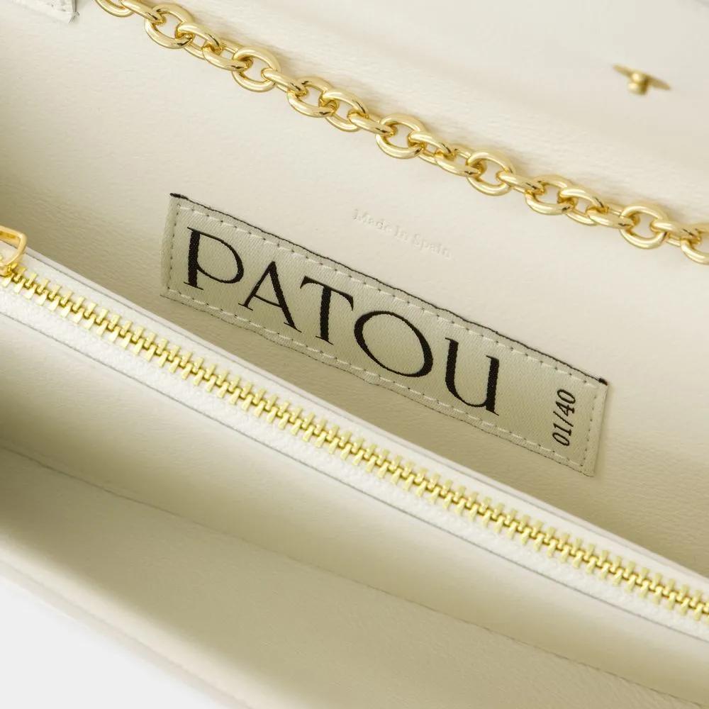 Patou Hobo bags Wallet On Chain Leather White in wit