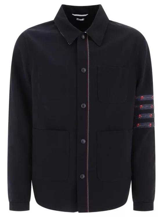 Thom Browne - Utility Patch Pocket Jacket - Größe 2 - blau