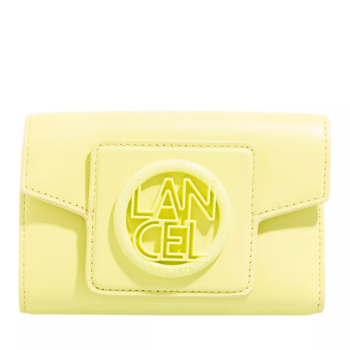 Lancel Roxane De Lancel Lime Flap Wallet