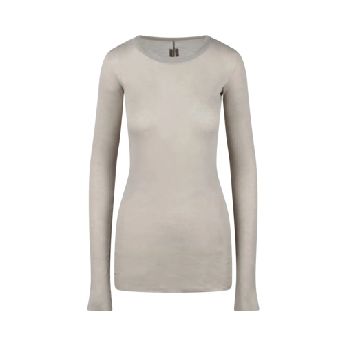 Rick Owens Langärmelige Oberteile Long Sleeve T-Shirt Neutrals