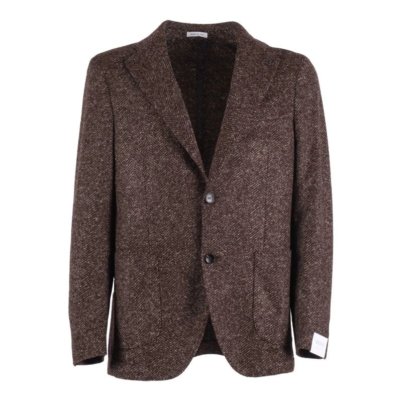 Breras Blazer Classic Tailored Jacket In Neutral Tones Black