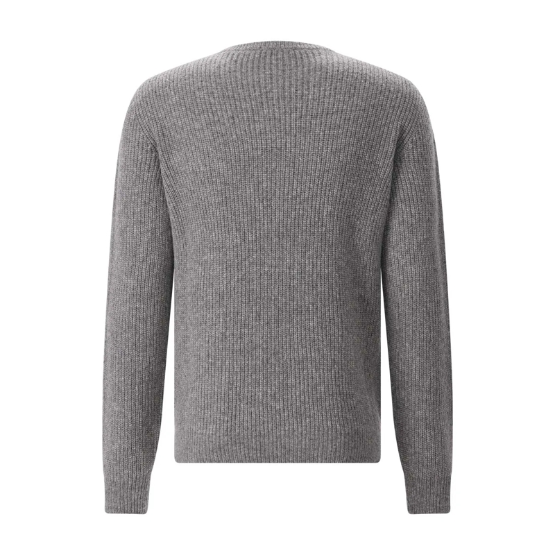 Roberto Collina Pullover Rundhalspullover aus Woll-Mix grau(Image 2)