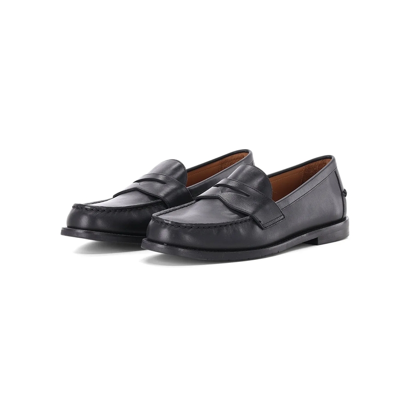Polo Ralph Lauren Loafer Loafer Alston Leather Penny schwarz