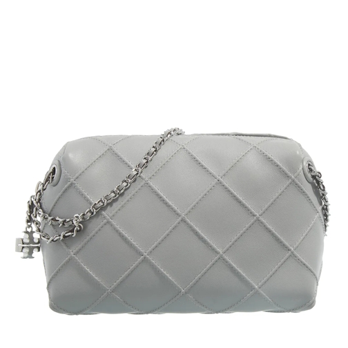 Tory Burch Crossbody Bag Fleming Small Crossbody Bag Gray