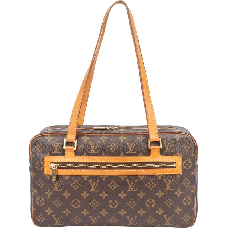 Louis Vuitton Tote Louis Vuitton Canvas Monogram Cite GM Shoulder Bag braun