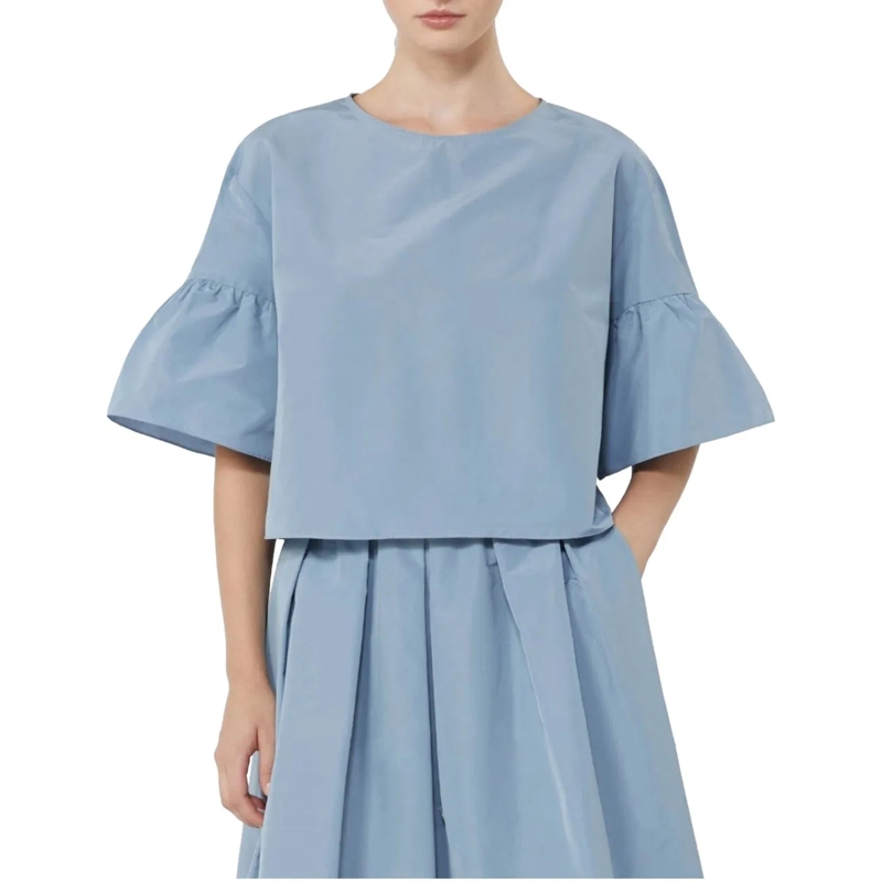 Max Mara T-Shirt Max Mara Weekend Wkdbreak Tops Lichtblauw 26151111 blau(Image 2)