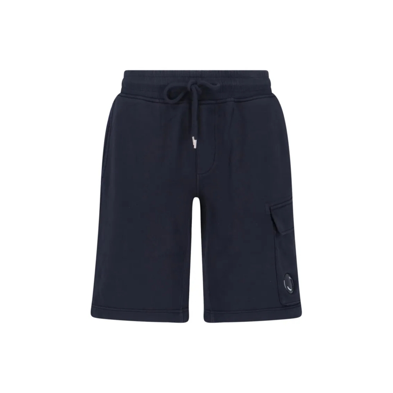CP Company Short décontracté Tailored Fit Trousers With Straight Leg Design And Blue