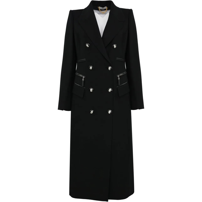 Elisabetta Franchi Veste de transition Coats Black schwarz