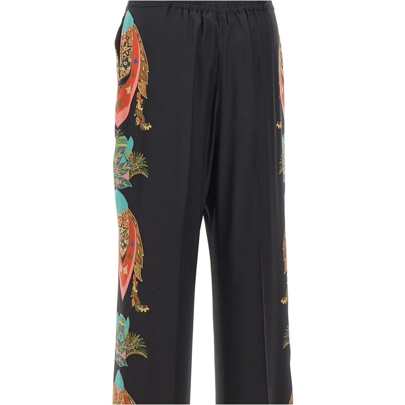 Etro Pantalon Trousers Multicolor schwarz(Image 4)