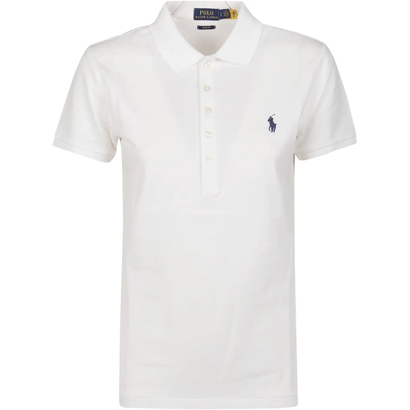 Polo Ralph Lauren T-shirt Slim Fit Polo-Shirt Weiß