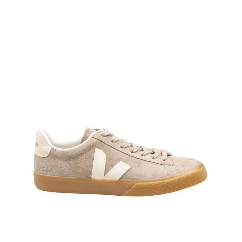 Veja Low-Top-Sneaker Campo Sneakers In Natural Suede Neutrals