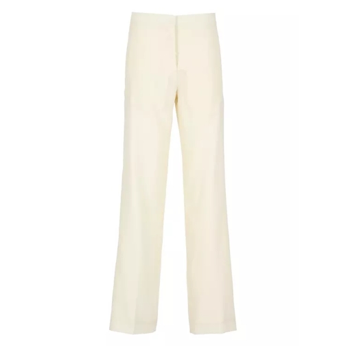 Fabiana Filippi  Wool And Silk Pants Neutrals