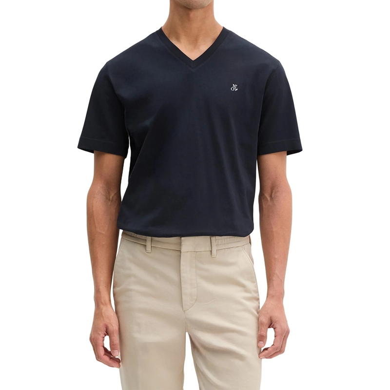 Marc O´Polo Hemd T-Shirt Short Sleeve 1er Pack dunkel-blau(Image 2)