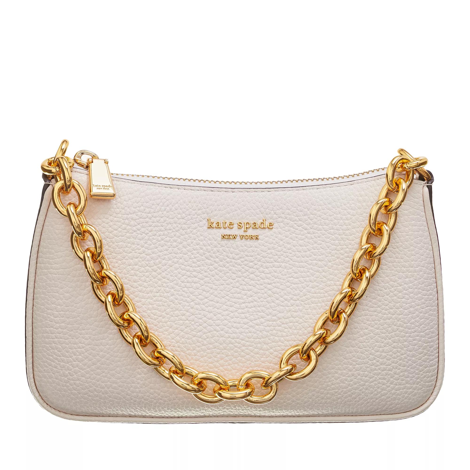 Kate Spade New York Jolie Pebbled Leather Small Parchment Shoulder Bag