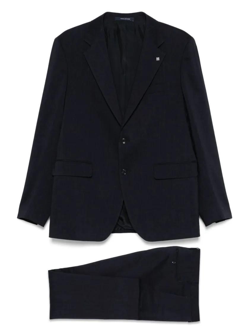 Thumbnail - Tagliatore - Midnight Blue Tailored Suit Jacket - Größe 54 - blau