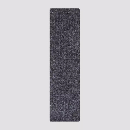 Saint Laurent  Echarpe Maille Anthracite Wool Beanie Grey