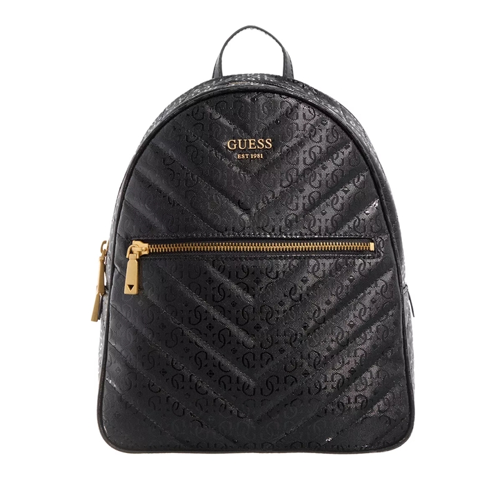 Black backpack guess on sale