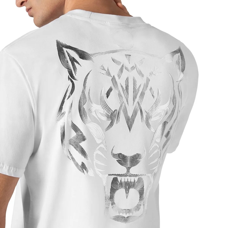Plein Sport T-Shirt T-Shirt Tiger weiss(Image 3)