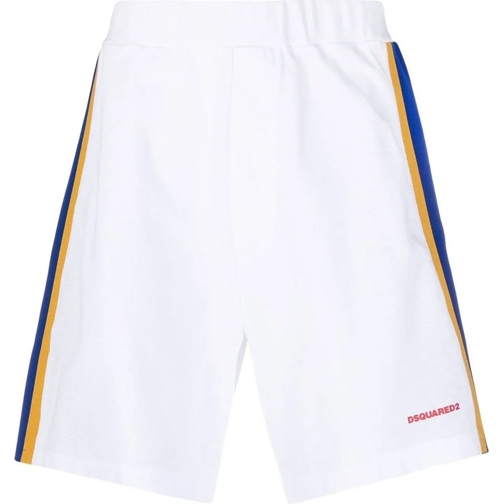 Dsquared2  Side Stripe Logo Shorts weiß