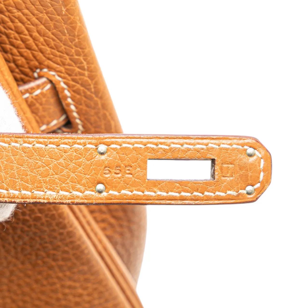 Thumbnail - Hermès Crossbody Bags - Clemence Birkin Retourne 35 - Gr. unisize - in Braun - für Damen