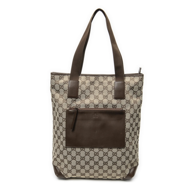 Gucci Crossbody Bag Vertical Zip Tote beige